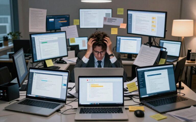 digital clutter problems