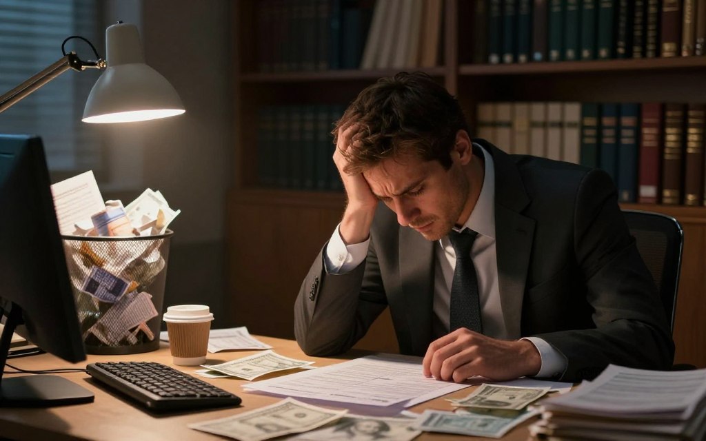 financial exhaustion symptoms